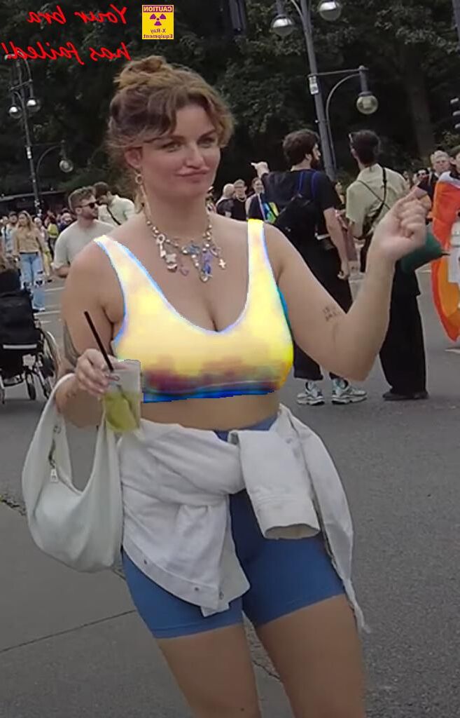 Ее бюстгальтер потерпел неудачу! 