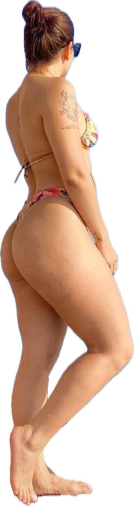 Latina süße große Butt -Aufkleber