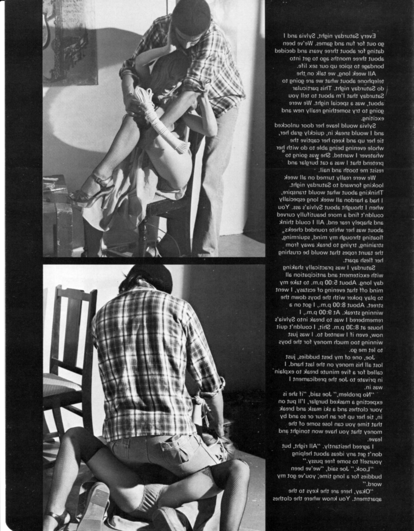 Mestre de escravidão de bondage vintage