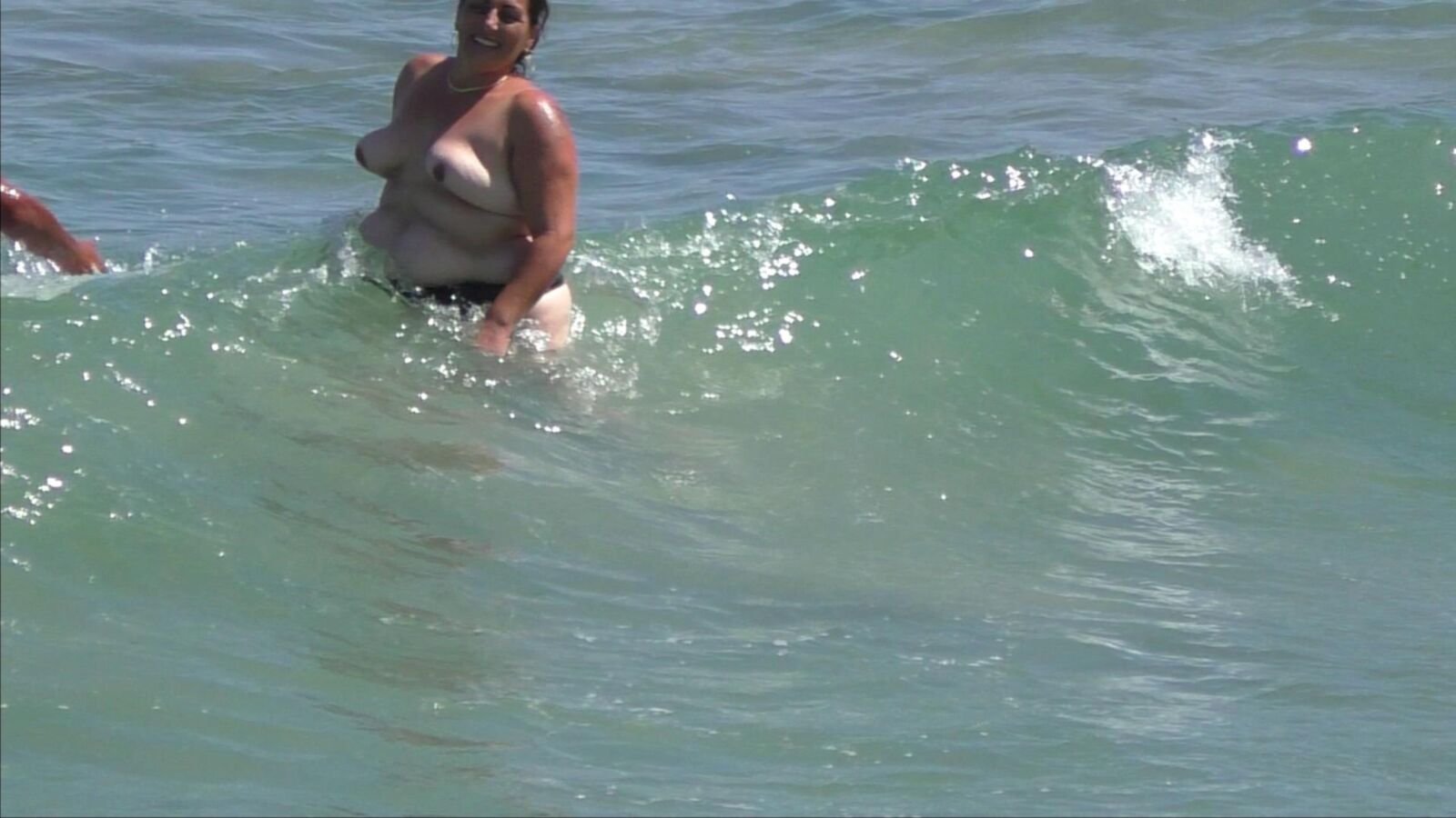 BBW reife schwarze Tanga