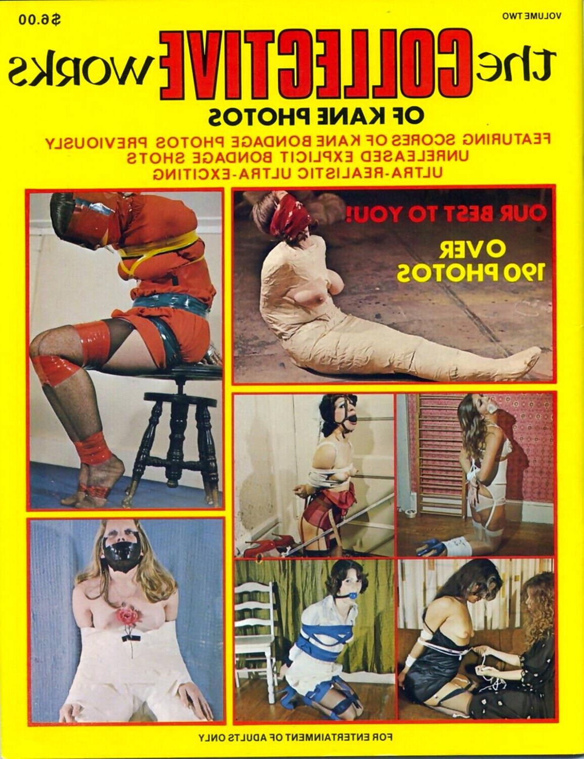 Capas de revistas de Bondage variadas