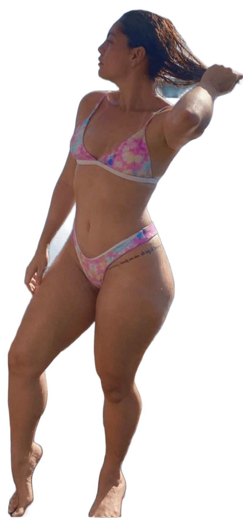 Latina süße große Butt -Aufkleber