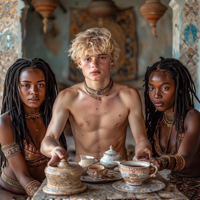 Meninos brancos para mulheres negras