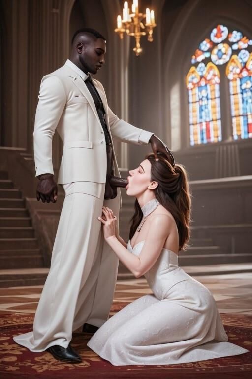 KI erzeugte interraciale Bräute