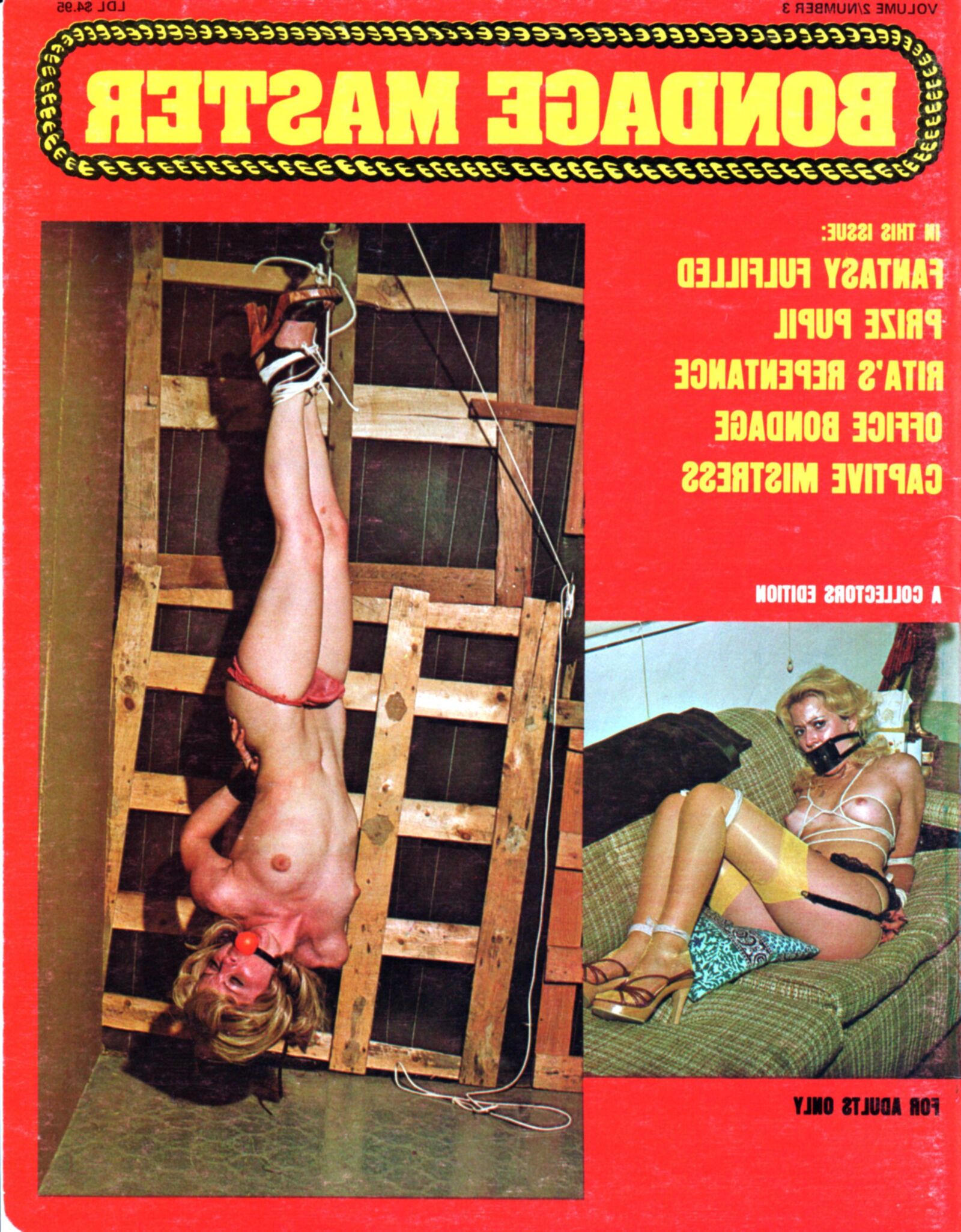 Mestre de escravidão de bondage vintage