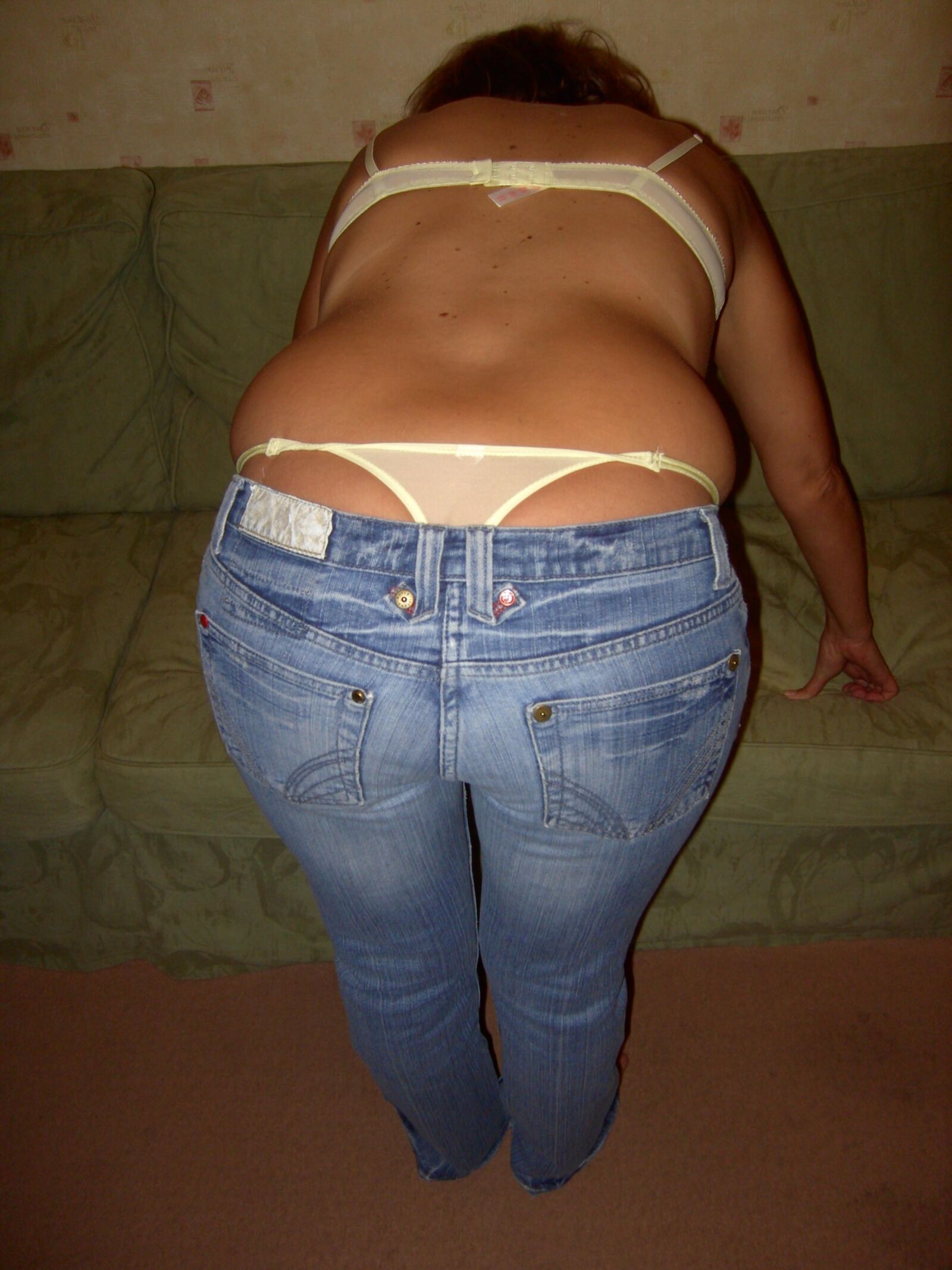 Schlampe in Jeans