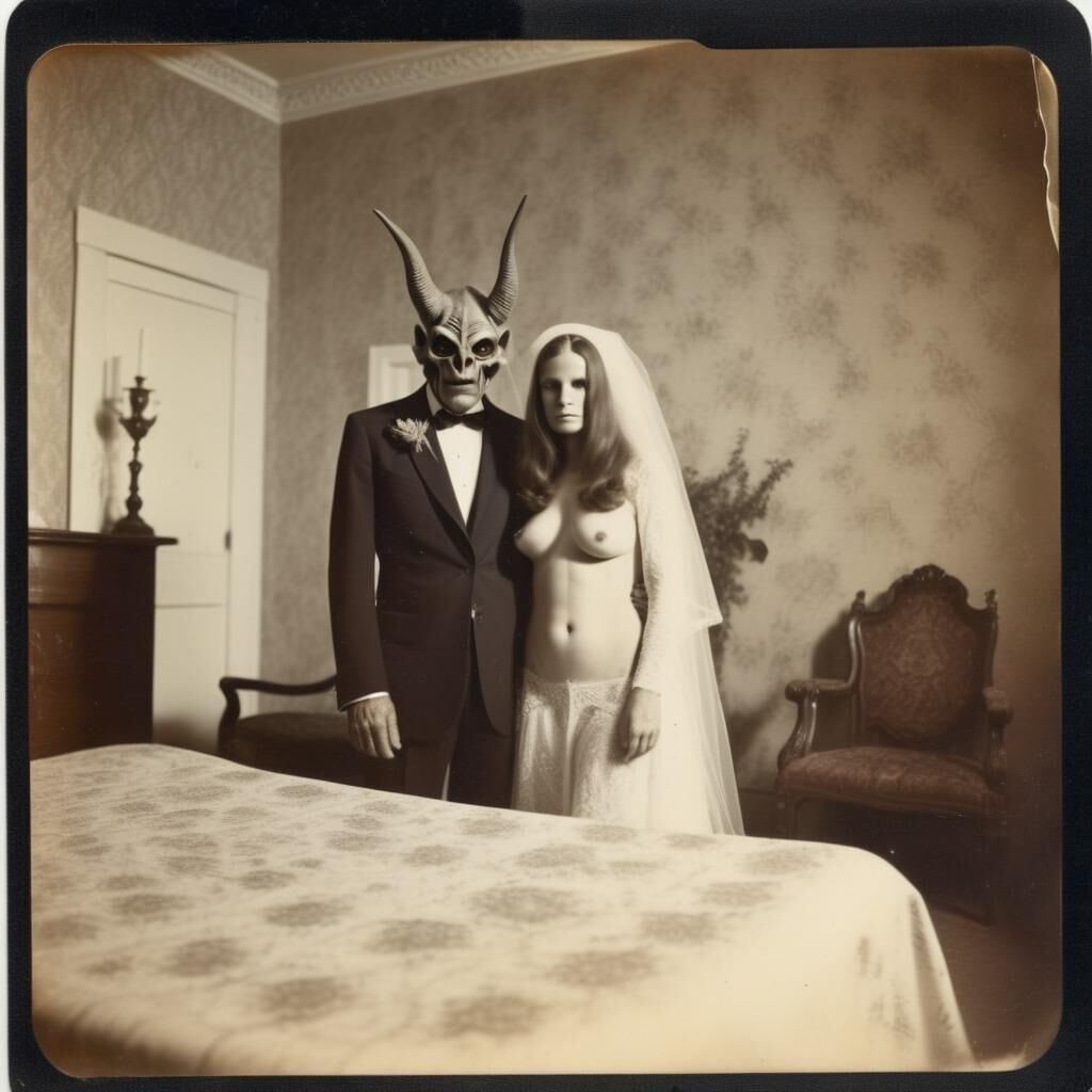 I knew the bride before she sold her soul. 