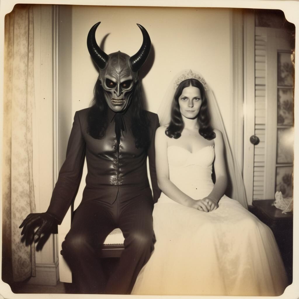 I knew the bride before she sold her soul. 