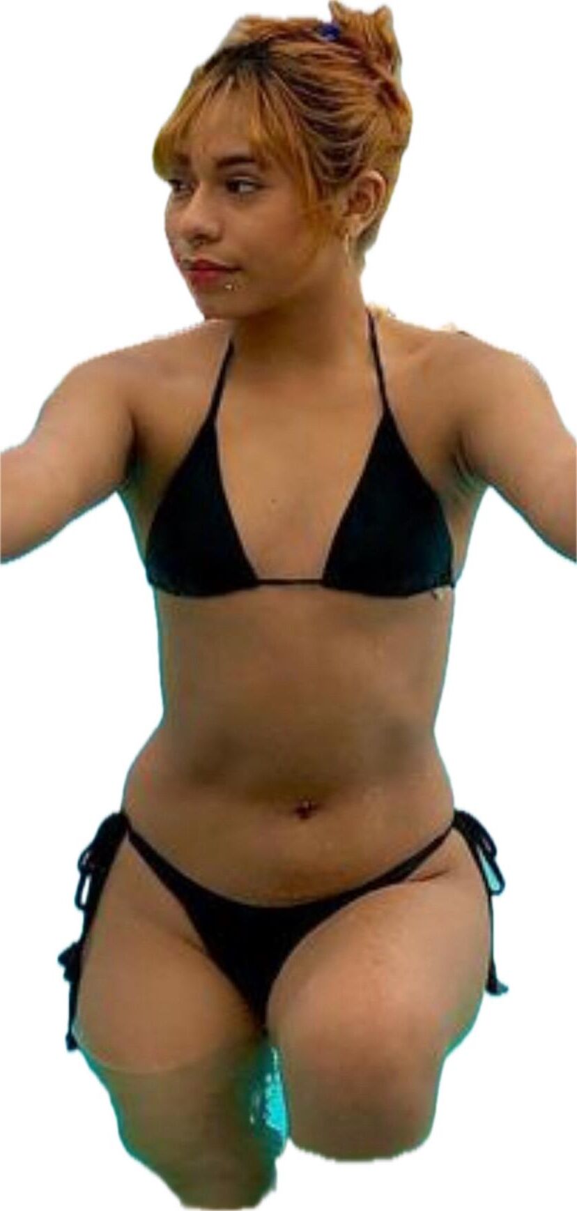 Latina Cute Big Butt Stickers 