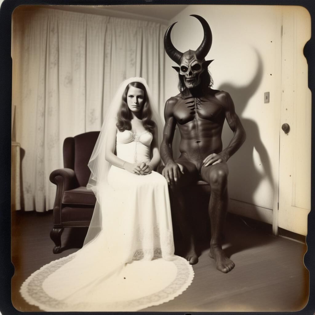 I knew the bride before she sold her soul. 