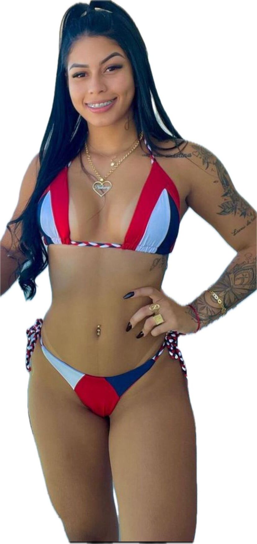 Latina Cute Big Butt Stickers 
