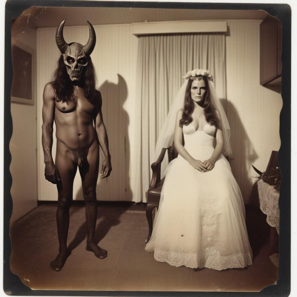 I knew the bride before she sold her soul. 