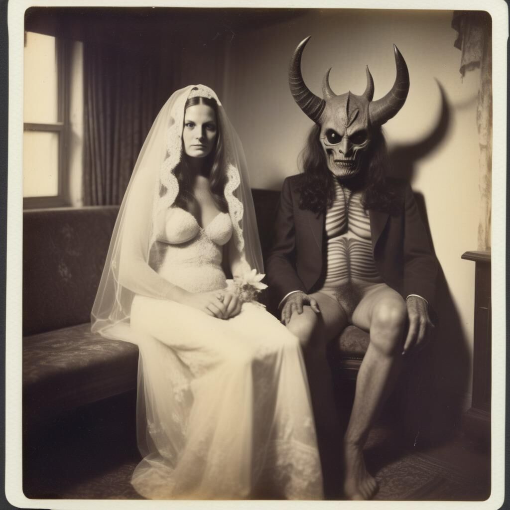 I knew the bride before she sold her soul. 