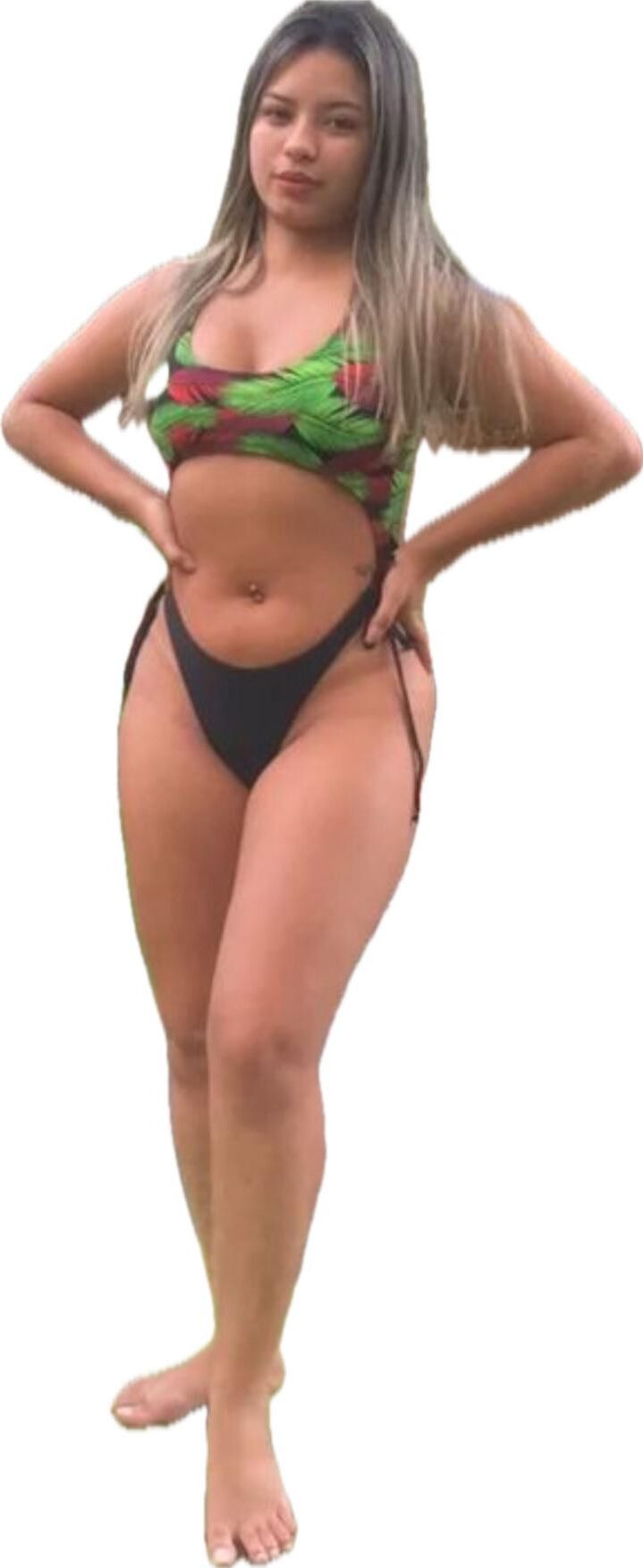 Latina Cute Big Butt Stickers 
