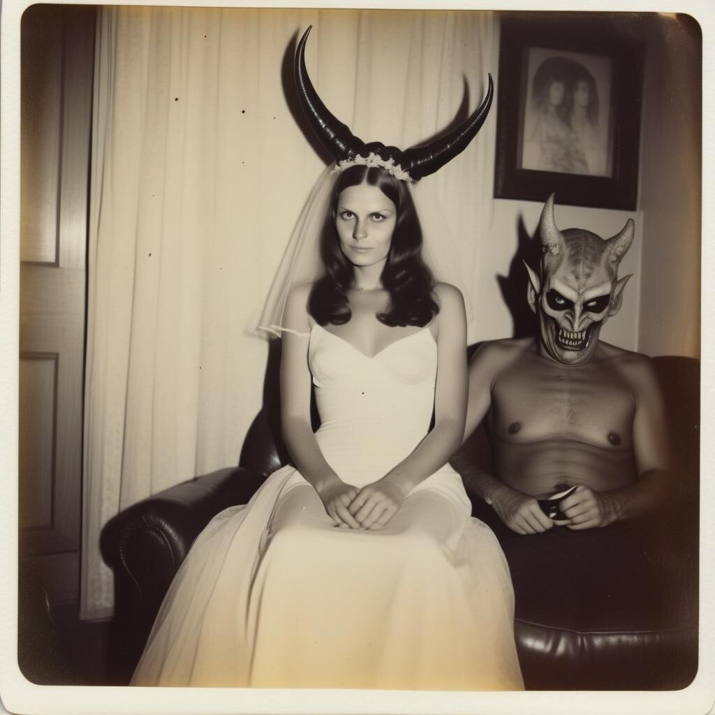 I knew the bride before she sold her soul. 