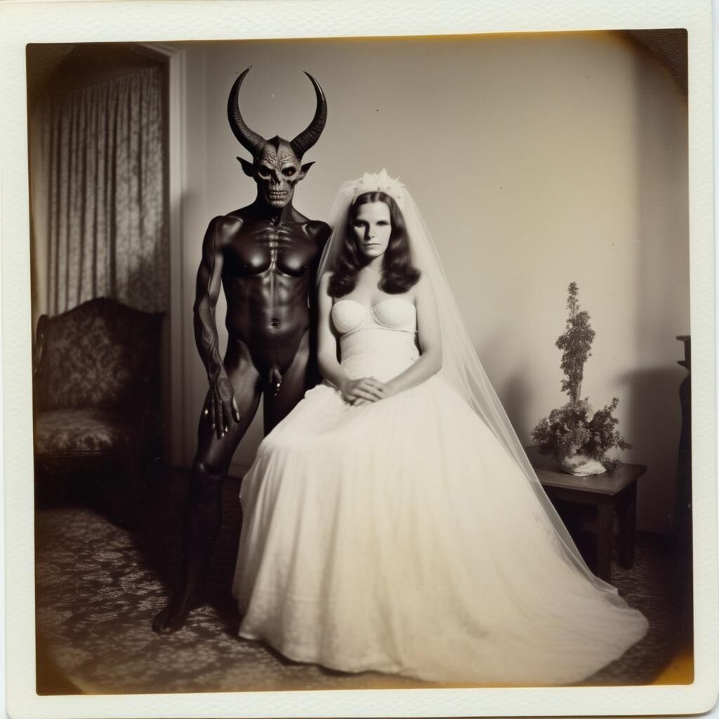 I knew the bride before she sold her soul. 