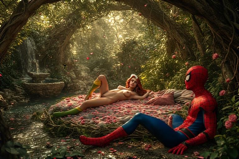 Spider Man and Rogue