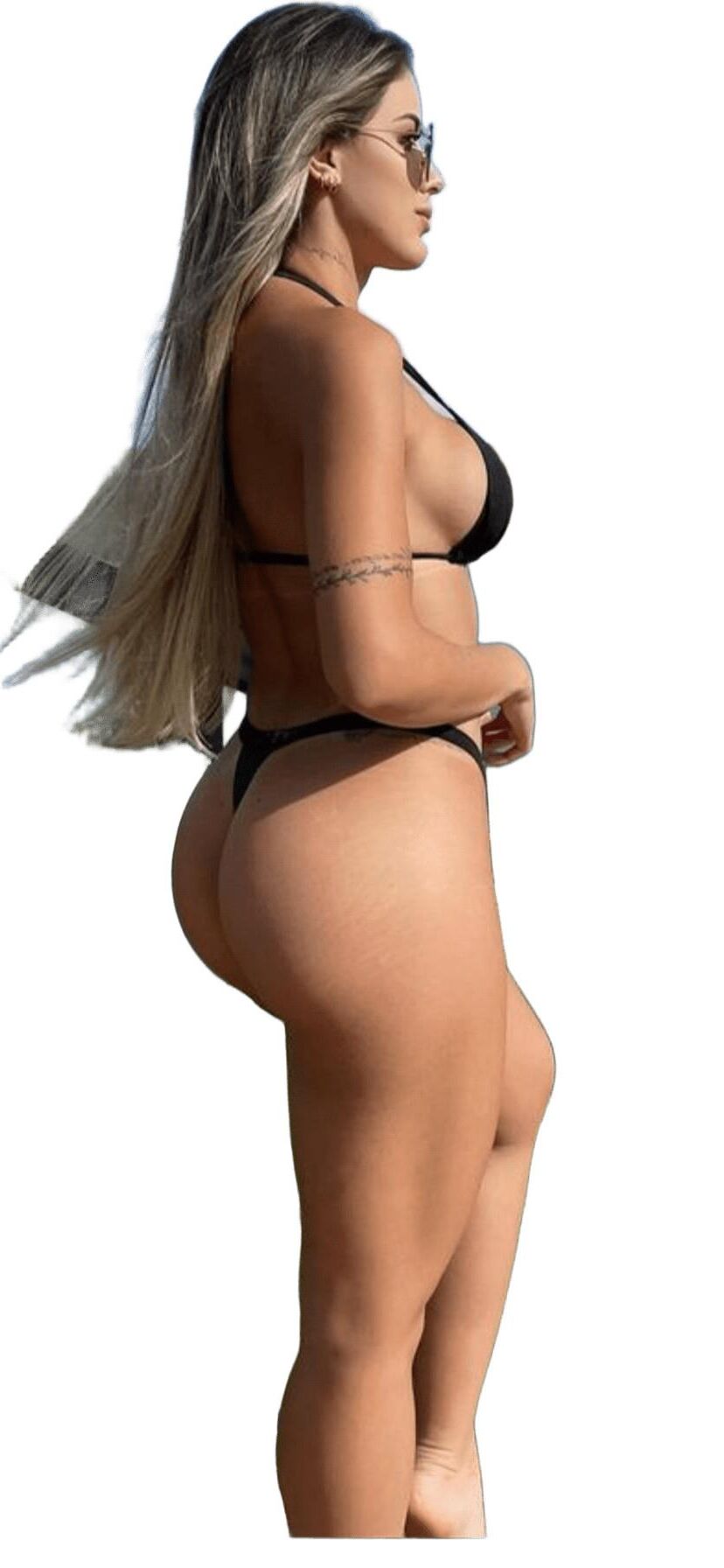 Latina Cute Big Butt Stickers 