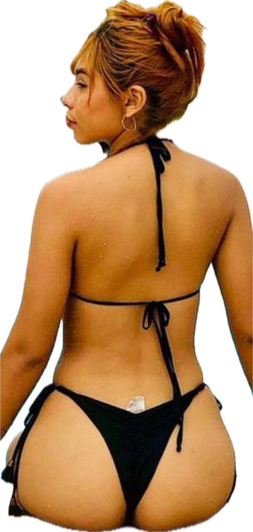 Latina Cute Big Butt Stickers 