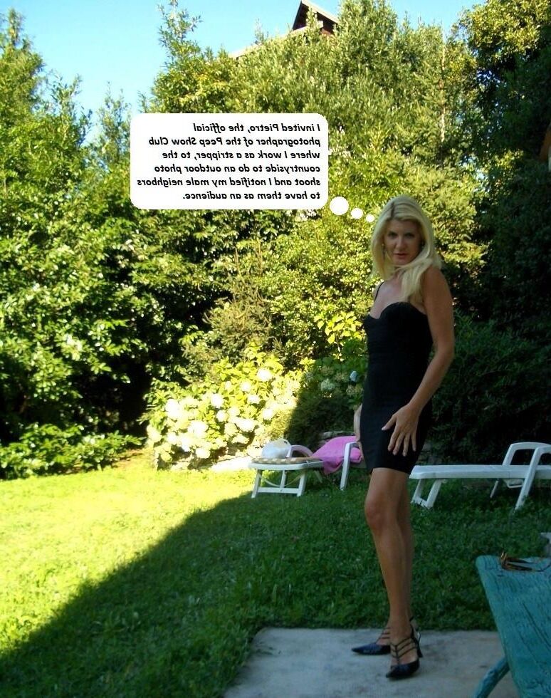 Mein Striptease im Freien