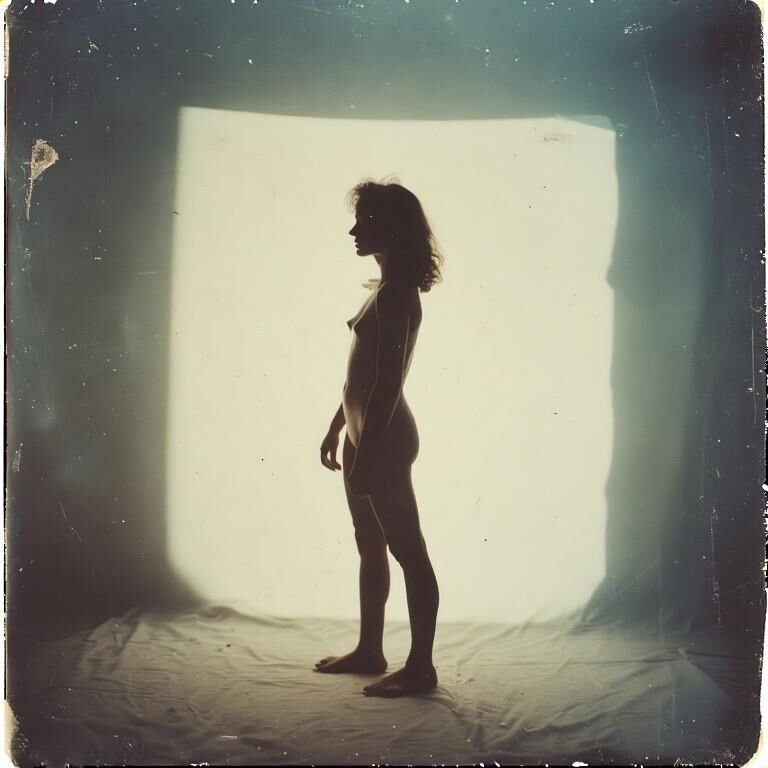 Adult ballerina silhouette project