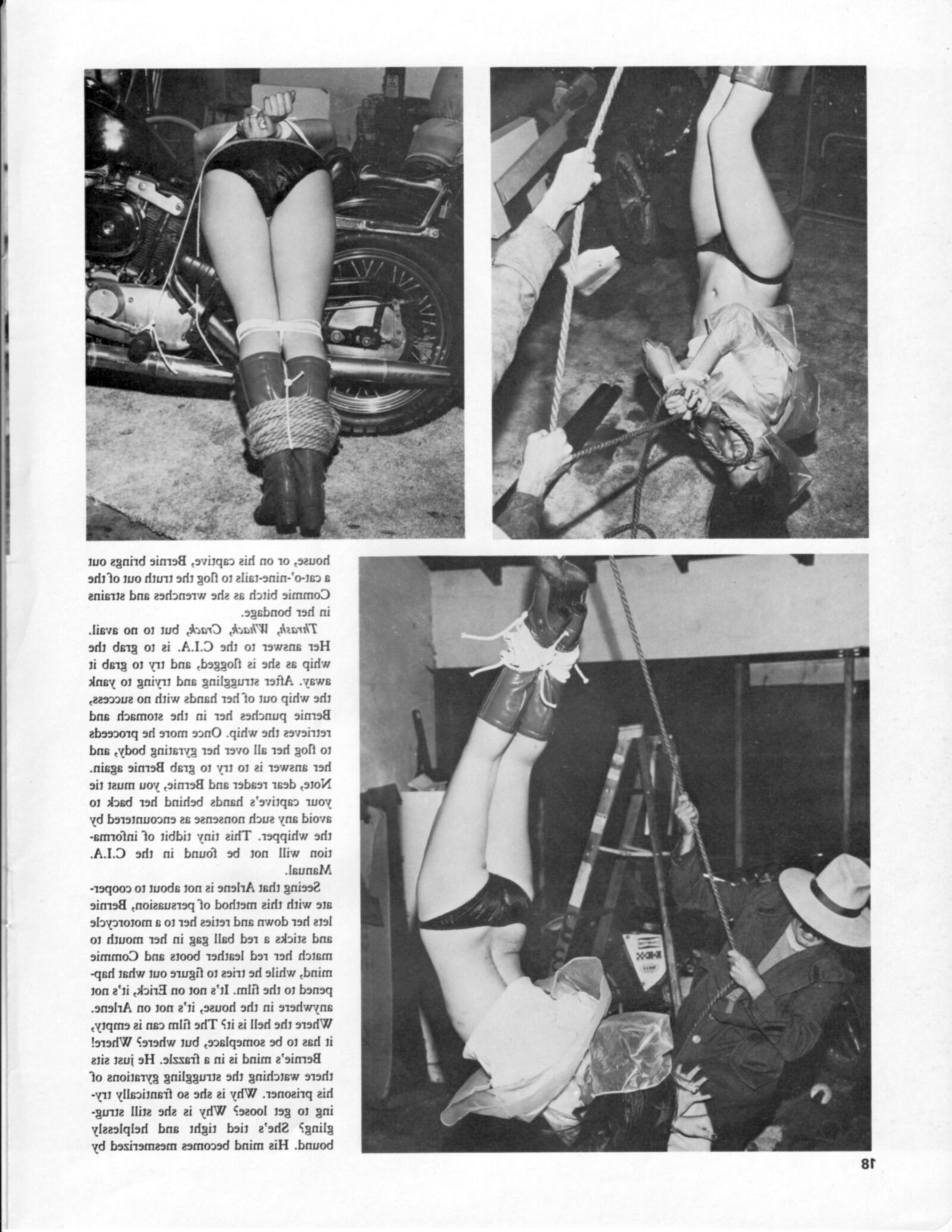 Vintage Bondage Magazine Taskmaster, частичный