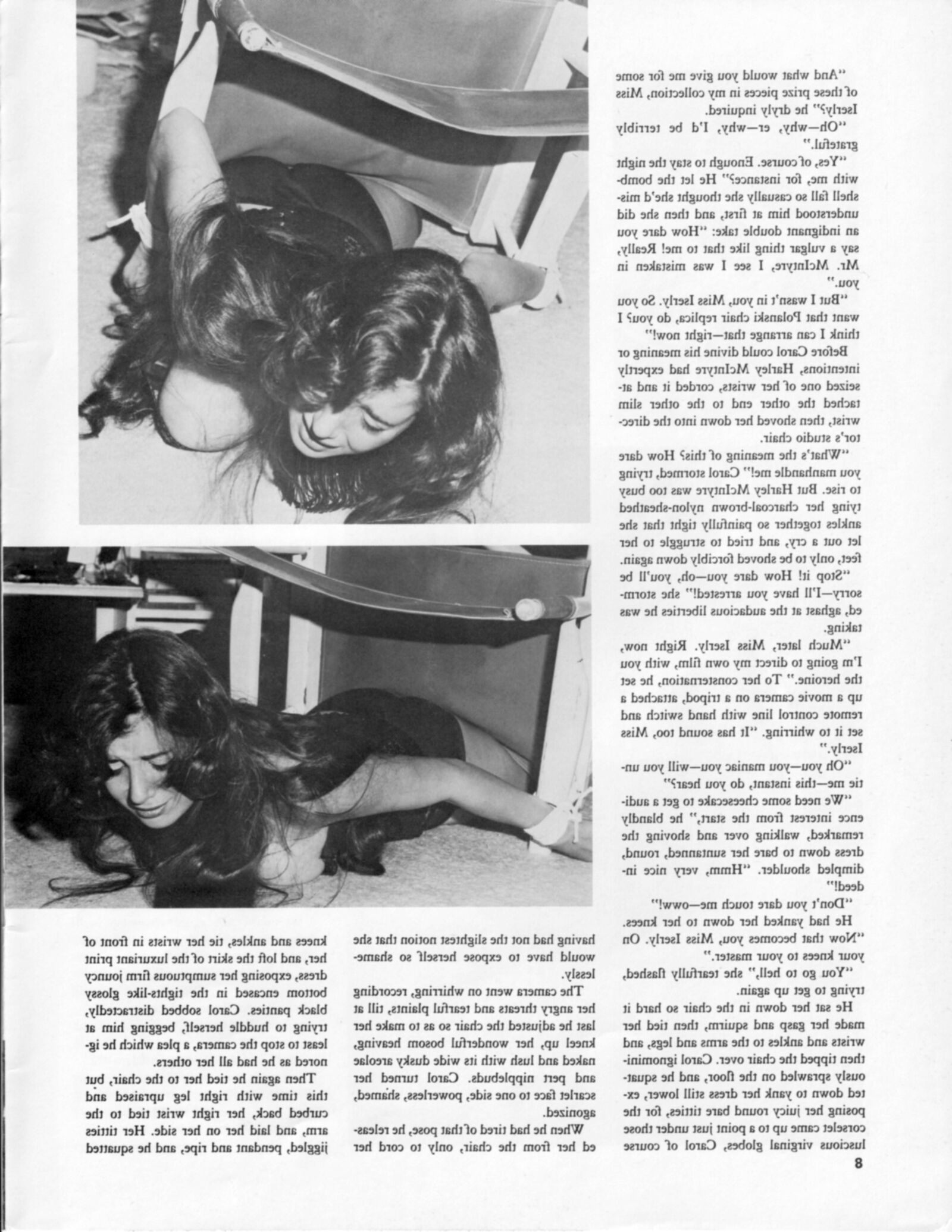 Vintage Bondage Magazine Taskmaster, частичный