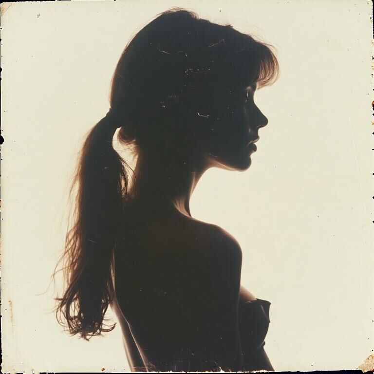 Adult ballerina silhouette project