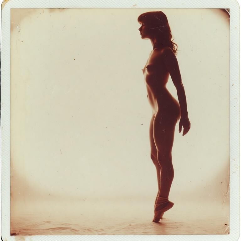 Adult ballerina silhouette project