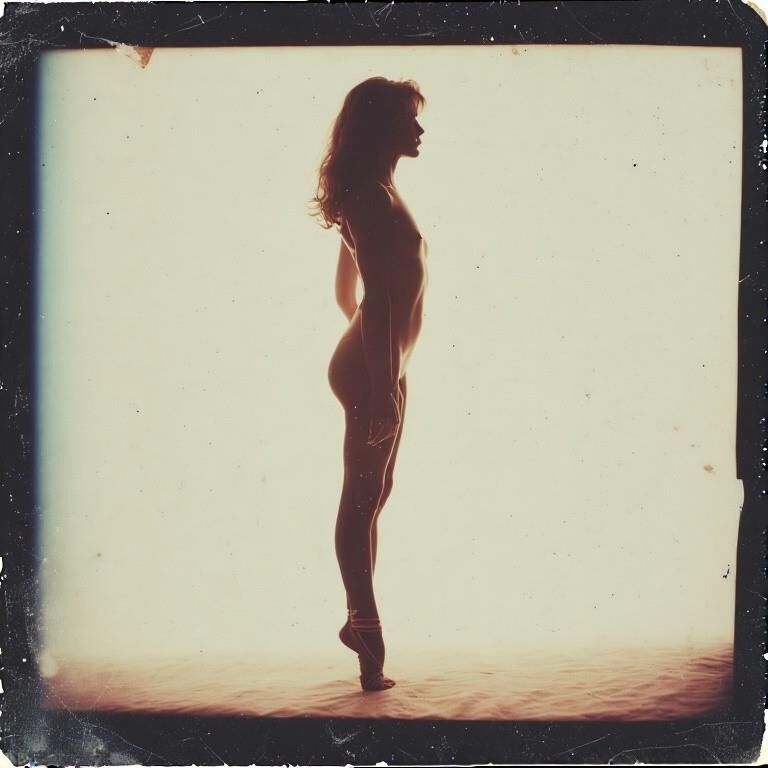 Adult ballerina silhouette project