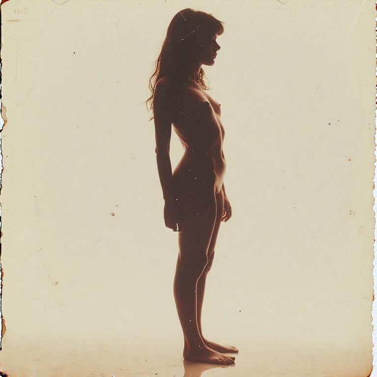 Adult ballerina silhouette project