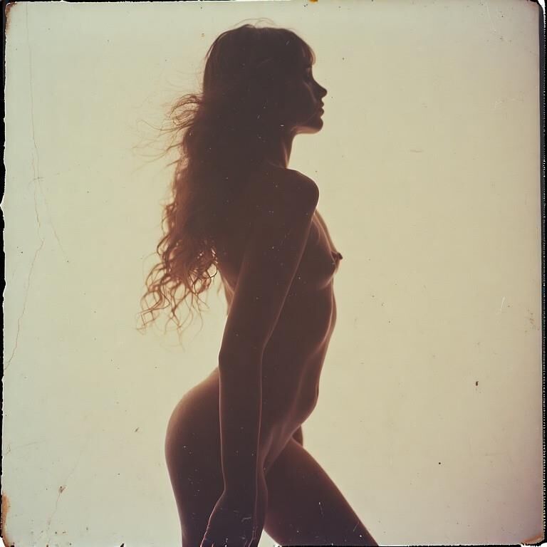Adult ballerina silhouette project