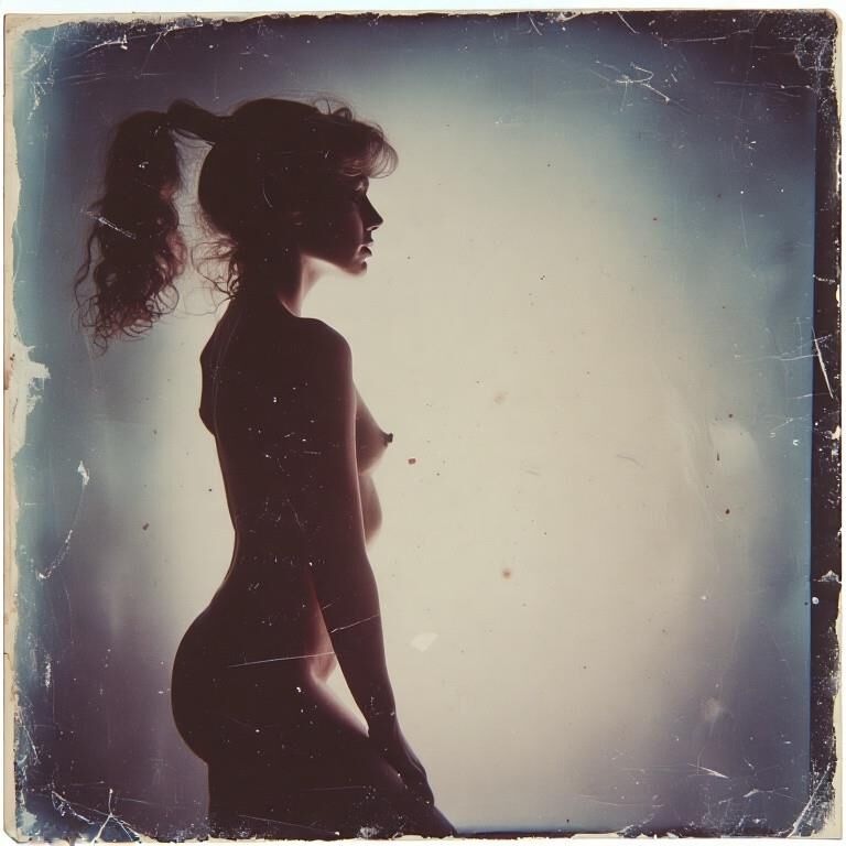 Adult ballerina silhouette project