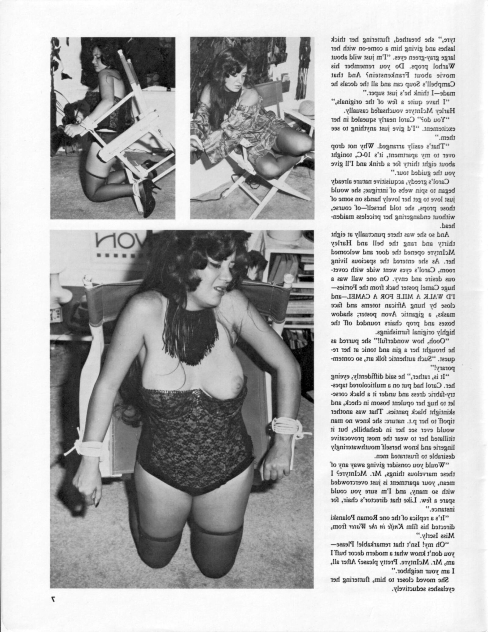 Vintage Bondage Magazine Taskmaster, частичный