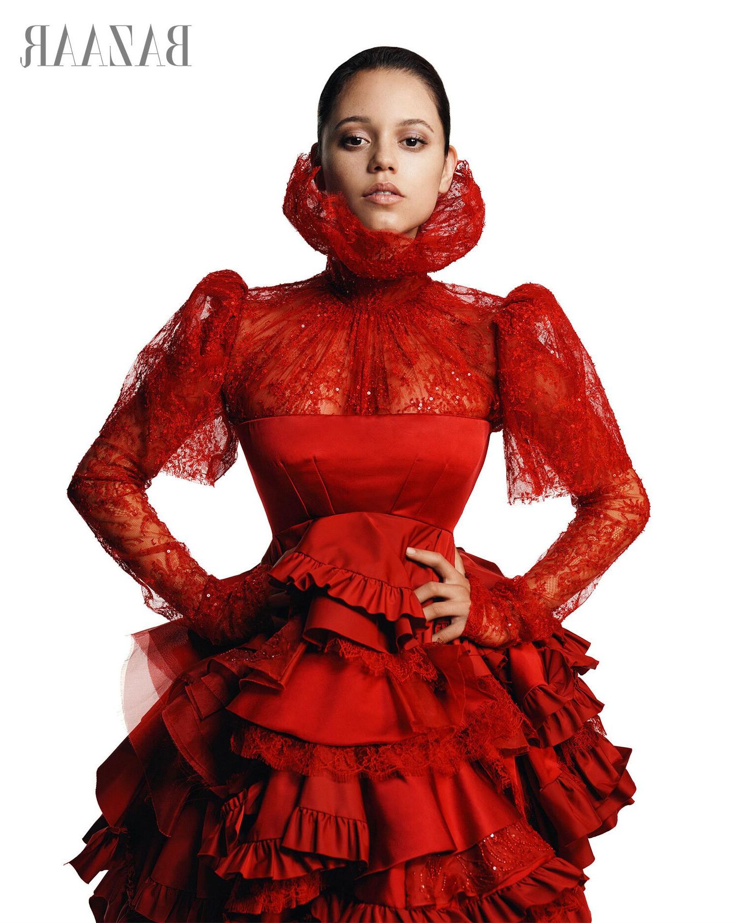 Jenna Ortega Willy Vanderperre for Harpers BAZAAR US Summer 