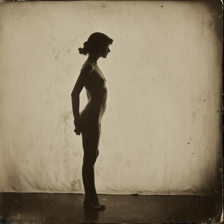 Adult ballerina silhouette project