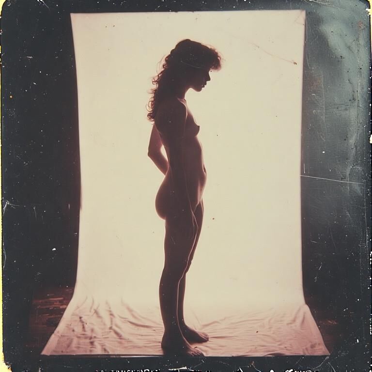 Adult ballerina silhouette project