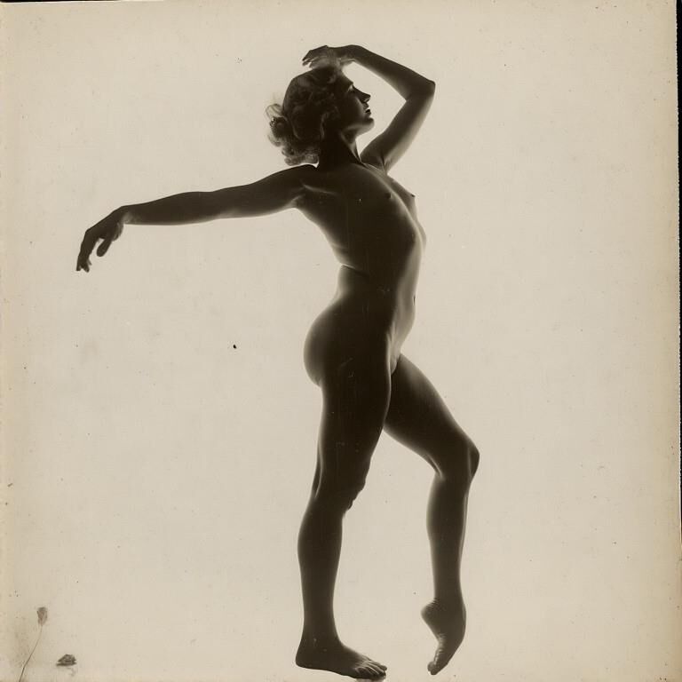 Adult ballerina silhouette project
