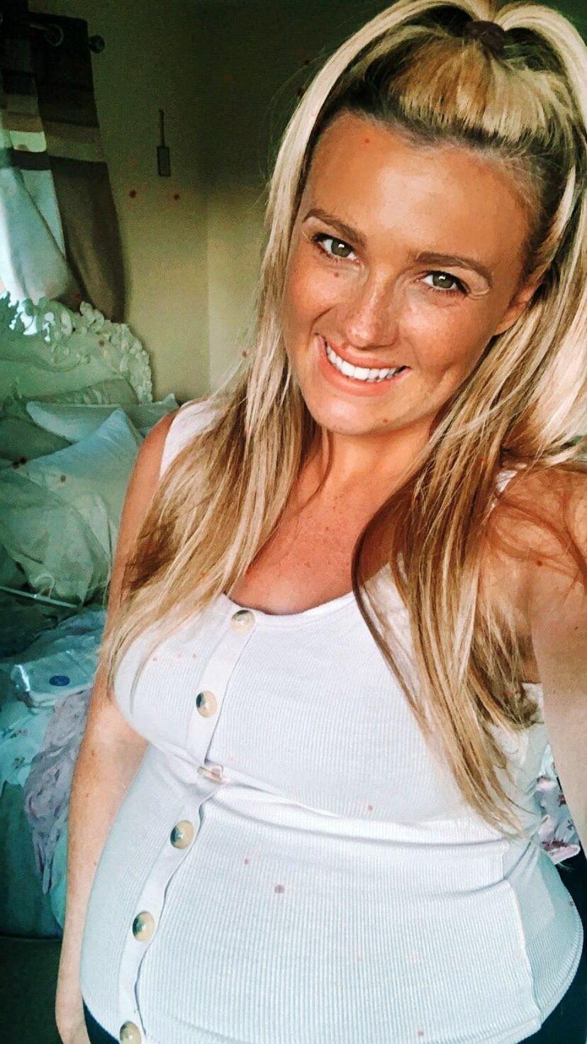 Stunning Pregnant Blonde 