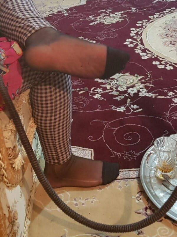 iranian nyloned feet