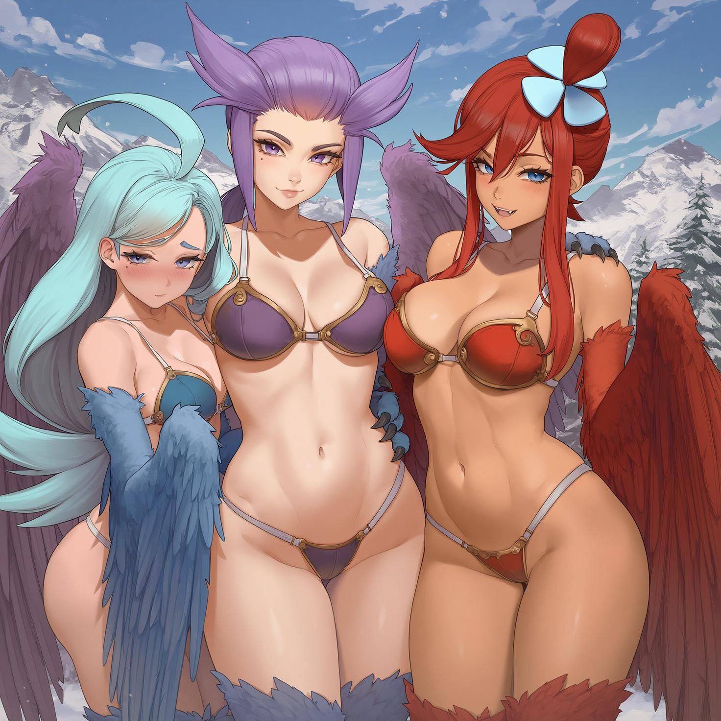 Várias meninas / grupo