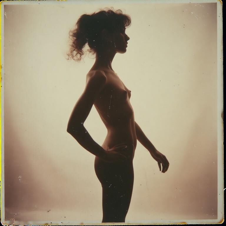 Adult ballerina silhouette project