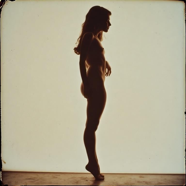 Adult ballerina silhouette project
