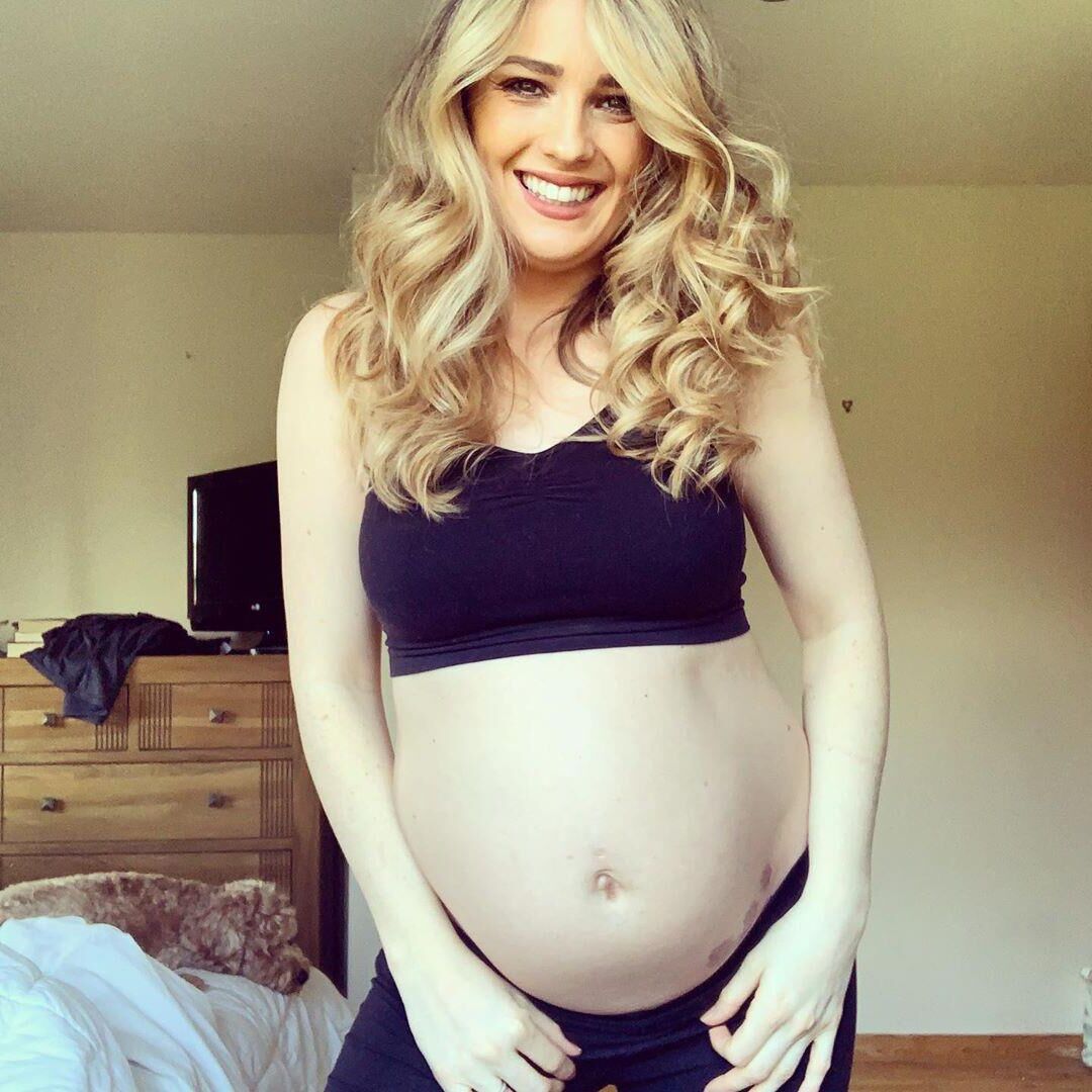 Stunning Pregnant Blonde 