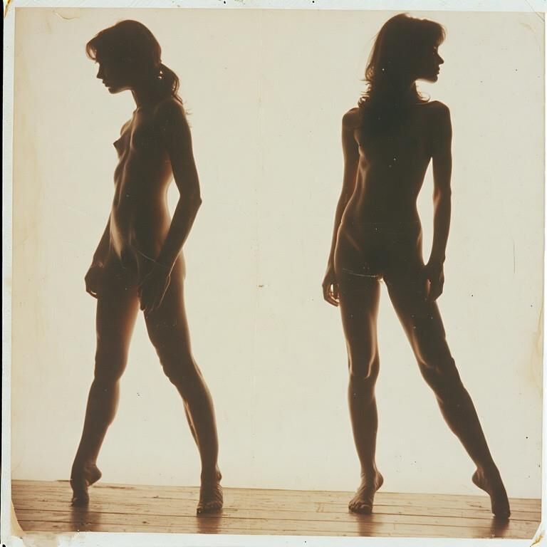 Adult ballerina silhouette project