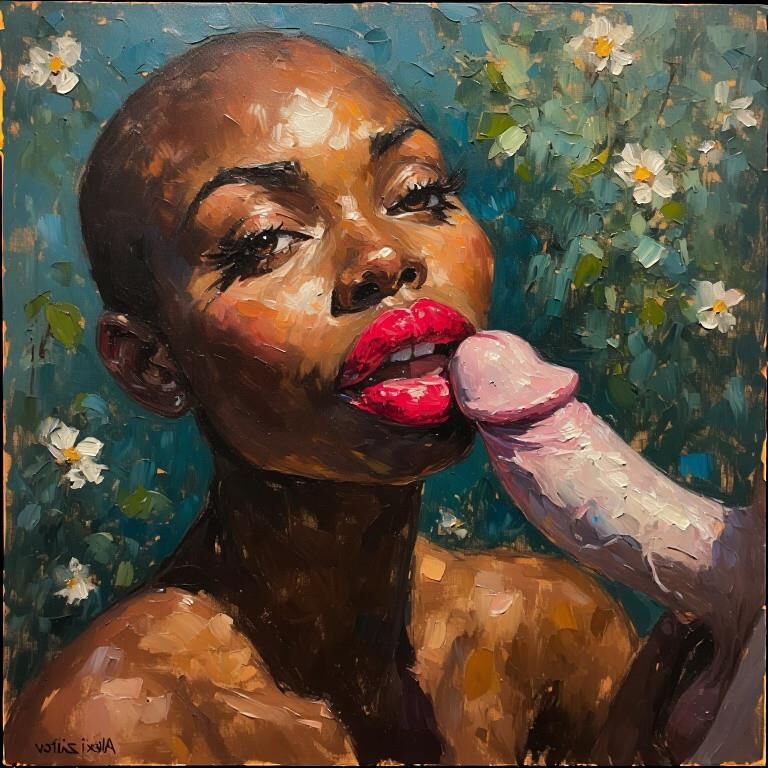 Die Kunst der Vergangenheit geht interracial