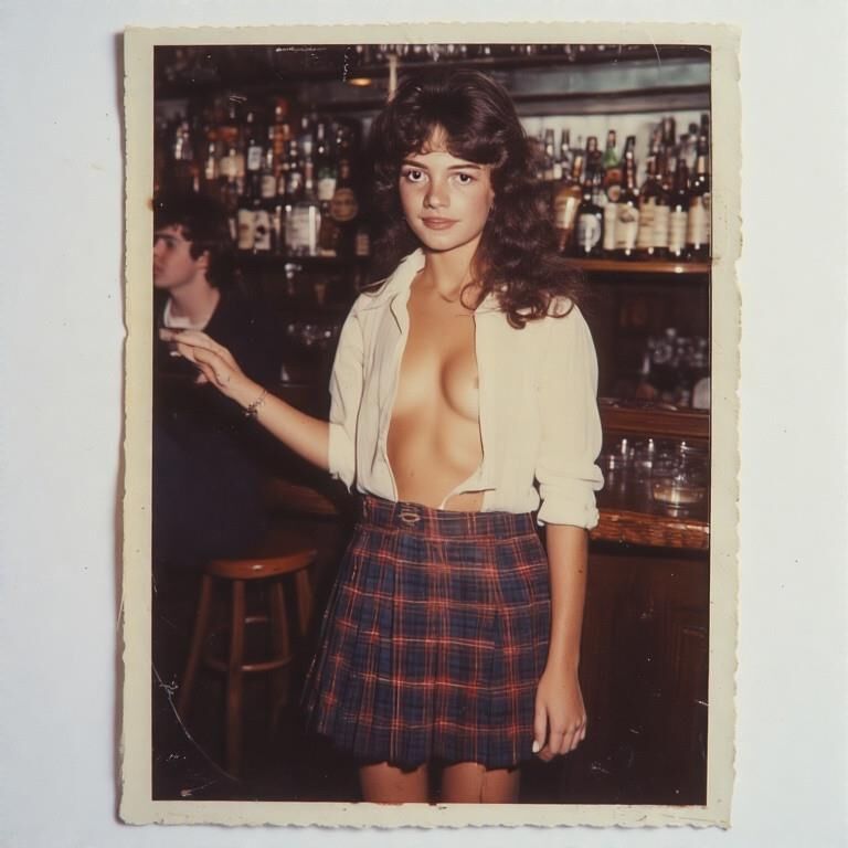 Pretty Scottish teen flirting in the pub project