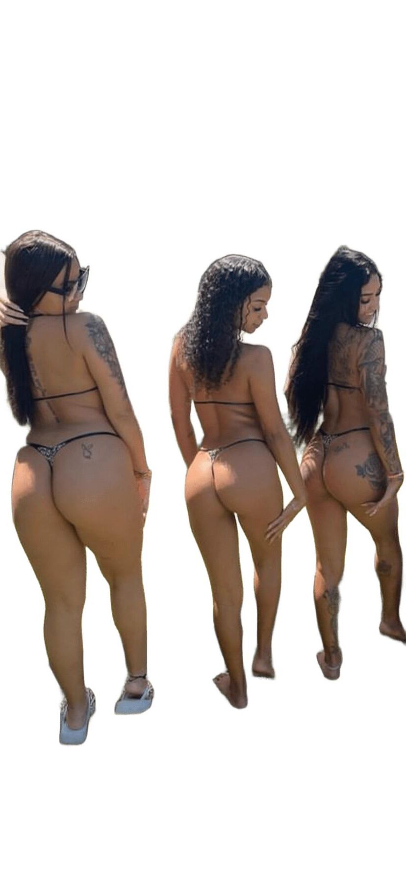 Latina Cute Big Butt Stickers 