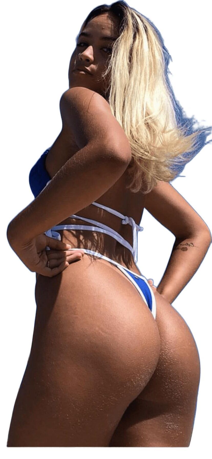Latina Cute Big Butt Stickers 