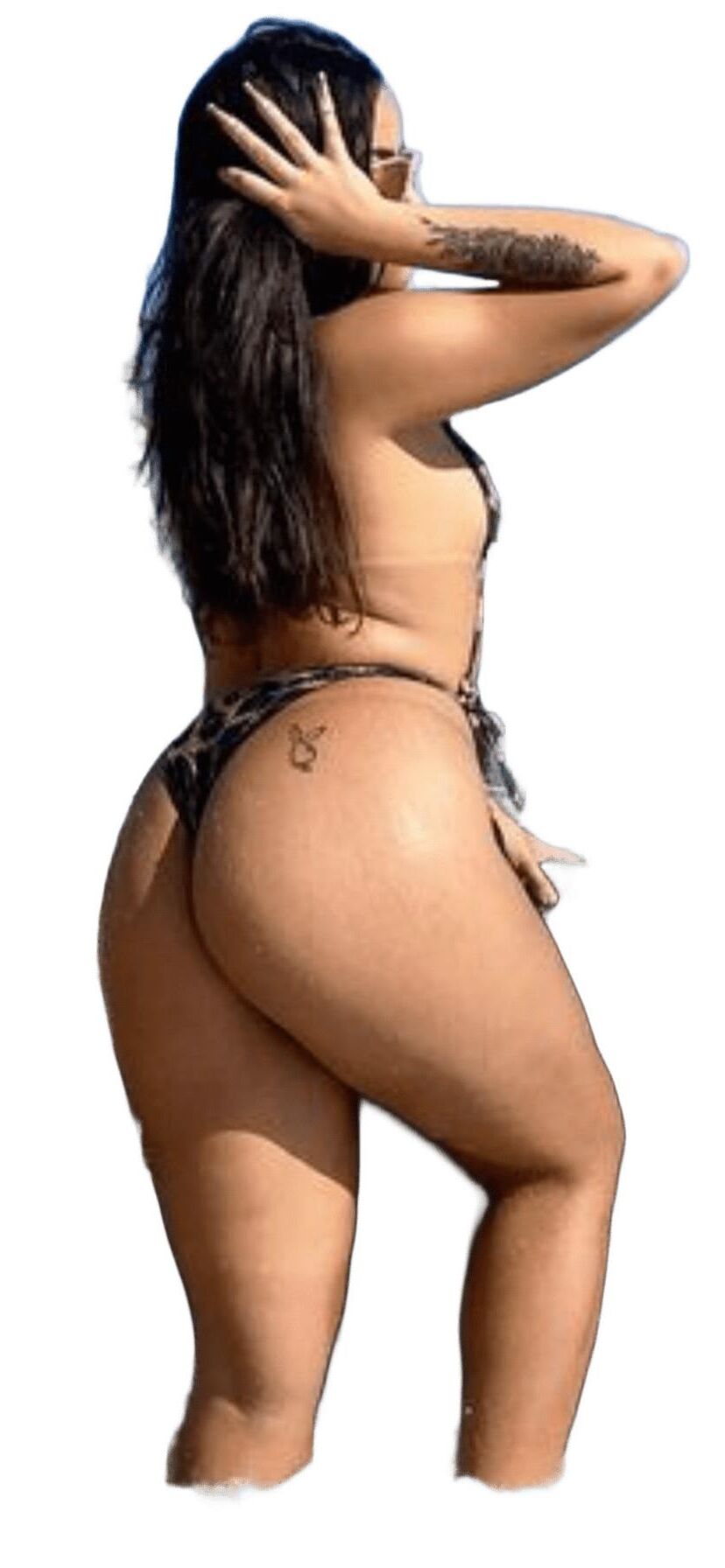 Latina Cute Big Butt Stickers 